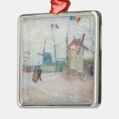 Vincent van Gogh - Impasse des Deux Freres Metalen Ornament (Links)