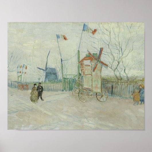 Vincent van Gogh - Impasse des Deux Freres Poster (Voorkant)