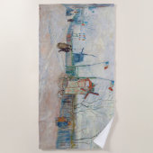 Vincent van Gogh - Impasse des Deux Freres Strandlaken (Voorkant)