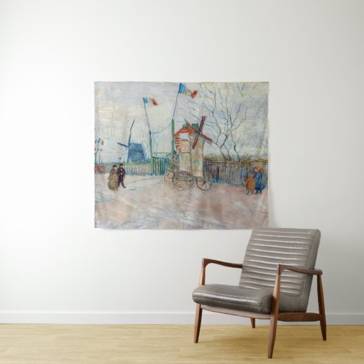 Vincent van Gogh - Impasse des Deux Freres Wandkleed (In Situ (horizontaal))