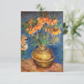Vincent van Gogh - Imperial Fritillaries Bedankkaart (Staand voorkant)