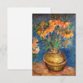 Vincent van Gogh - Imperial Fritillaries Bedankkaart (Voorkant / Achterkant)