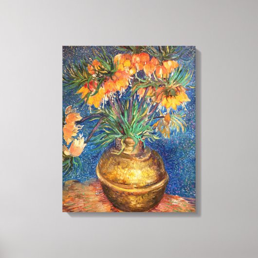 Vincent van Gogh - Imperial Fritillaries Canvas Afdruk (Voorkant)