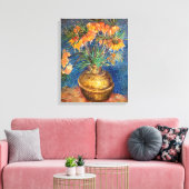 Vincent van Gogh - Imperial Fritillaries Canvas Afdruk (Insitu (Woonkamer))
