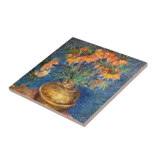 Vincent van Gogh - Imperial Fritillaries Tegeltje (Zijkant)