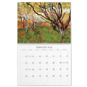 Vincent van Gogh Impressionisme Kunst Kalender (Feb 2026)