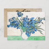 Vincent van Gogh Impressionist Floral Briefkaart (Voorkant / Achterkant)