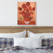 vincent van gogh impressionist sunflower fine art canvas afdruk (Insitu (Slaapkamer))