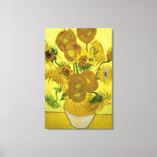 vincent van gogh impressionist sunflower fine art canvas afdruk