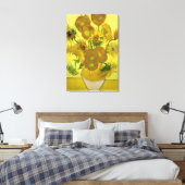 vincent van gogh impressionist sunflower fine art canvas afdruk (Insitu (Slaapkamer))