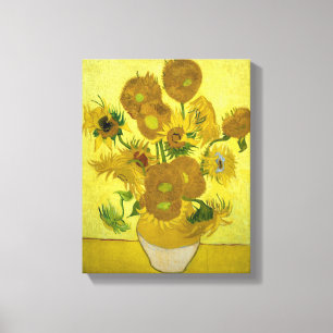 vincent van gogh impressionist sunflower fine art canvas afdruk