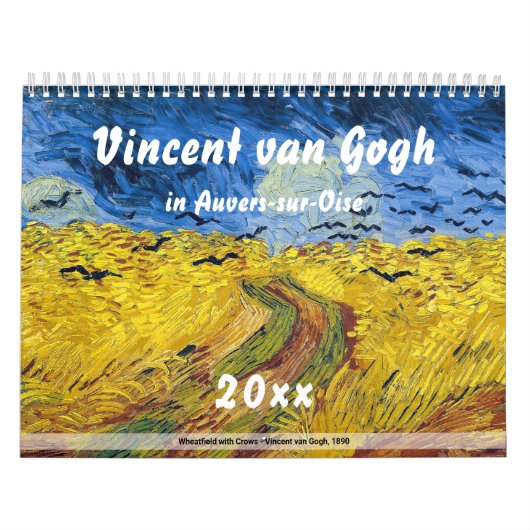 Vincent van Gogh in Auvers-sur-Oise Kalender (Hoes)