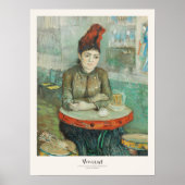Vincent van Gogh In het Café Agostina Segatori Kun Poster (Voorkant)