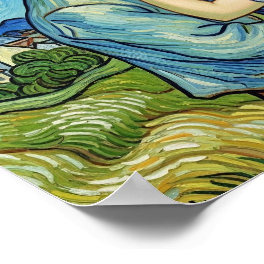 Vincent Van Gogh in love -- WONKY ART Poster (Hoek)