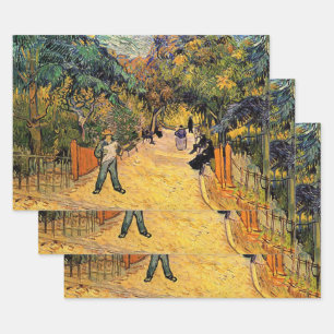 Vincent van Gogh - Ingang tot openbaar park, Arles Inpakpapier Vel