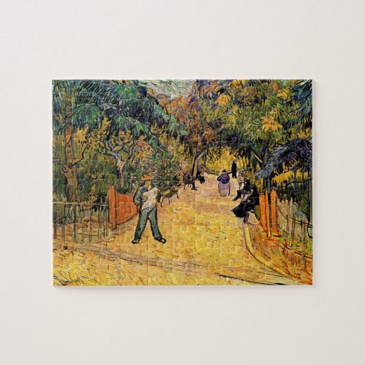 Vincent van Gogh - Ingang tot openbaar park, Arles Legpuzzel (Horizontaal)