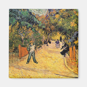 Vincent van Gogh - Ingang tot openbaar park, Arles Magneet