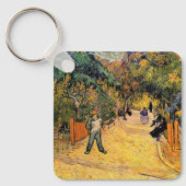 Vincent van Gogh - Ingang tot openbaar park, Arles Sleutelhanger (Voorkant)