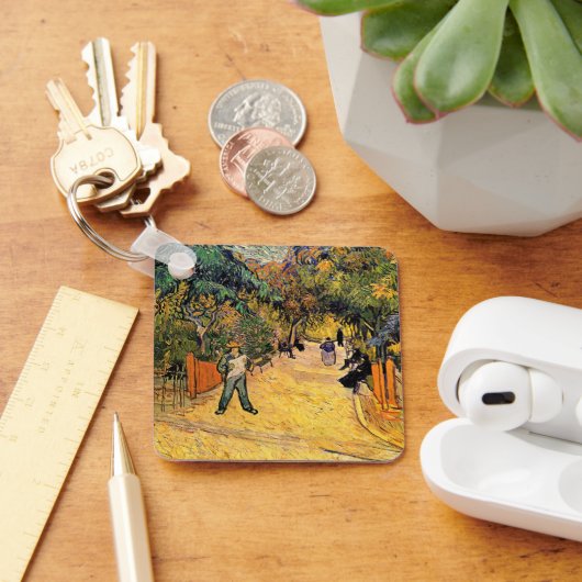 Vincent van Gogh - Ingang tot openbaar park, Arles Sleutelhanger (Bureau)