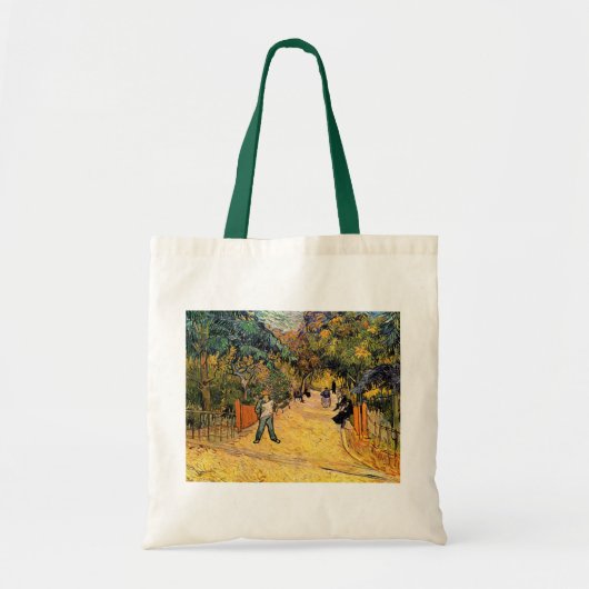 Vincent van Gogh - Ingang tot openbaar park, Arles Tote Bag (Voorkant)
