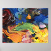 Vincent Van Gogh inspiratie Poster (Voorkant)