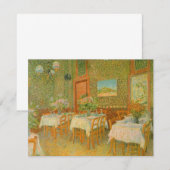 Vincent van Gogh - Interieur van een restaurant (Voorkant / Achterkant)