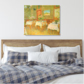 Vincent van Gogh - Interieur van een restaurant Canvas Afdruk (Insitu (Slaapkamer))
