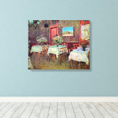 Vincent Van Gogh - Interieur van een restaurant Canvas Afdruk (Insitu (Houten vloer))