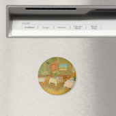 Vincent van Gogh - Interieur van een restaurant Magneet (Insitu (Vaatwasser))