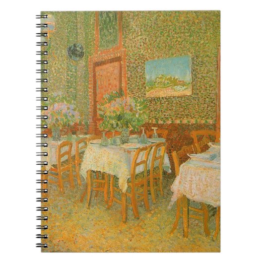 Vincent van Gogh - Interieur van een restaurant Notitieboek (Voorkant)