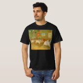 Vincent van Gogh - Interieur van een restaurant T-shirt (Voorkant volledig)