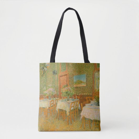 Vincent van Gogh - Interieur van een restaurant Tote Bag (Voorkant)