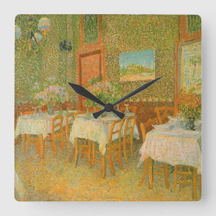 Vincent van Gogh - Interieur van een restaurant Vierkante Klok