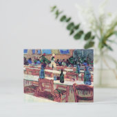 Vincent Van Gogh - Interieur van restaurant Briefkaart (Staand voorkant)