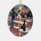 Vincent Van Gogh - Interieur van restaurant Keramisch Ornament (Rechts)