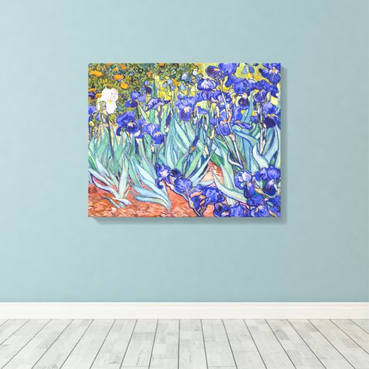 Vincent Van Gogh Iopen Floral Fine Art Canvas Afdruk (Insitu (Houten vloer))