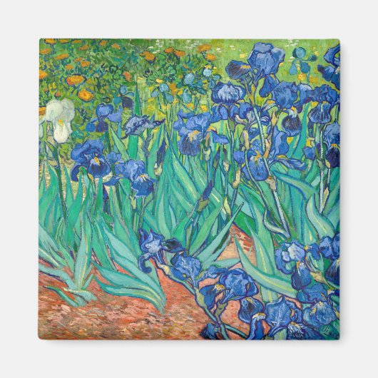 Vincent Van Gogh Iopen Floral Fine Art Magneet (Voorkant)