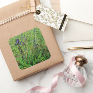 Vincent van Gogh - Iris Vierkante Sticker