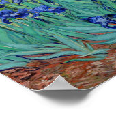 Vincent Van Gogh Irise Vibrant Flower Fine Art Poster (Hoek)