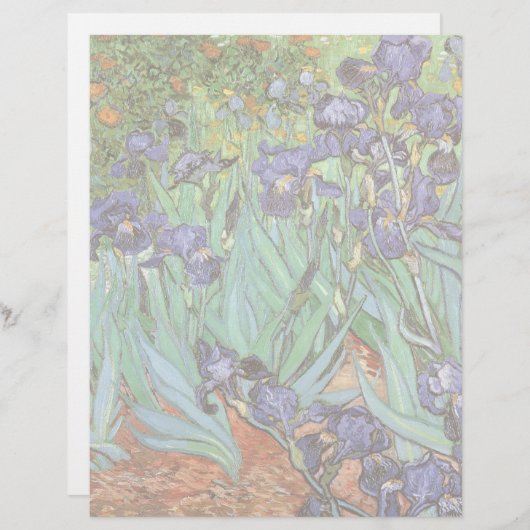 Vincent van Gogh - Irises (Voorkant / Achterkant)