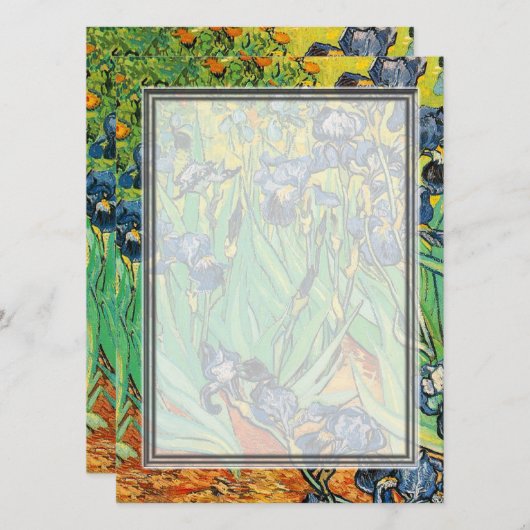 Vincent van Gogh, Irises (Voorkant / Achterkant)