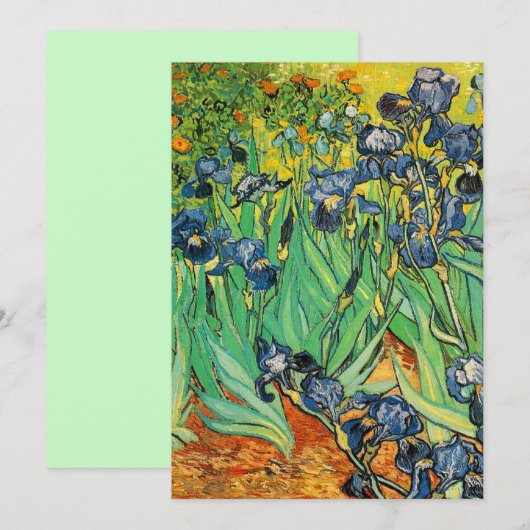 Vincent van Gogh, Irises (Voorkant / Achterkant)