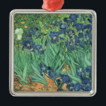 Vincent van Gogh | Irises, 1889 Metalen Ornament<br><div class="desc">Irises,  1889 | door Vincent van Gogh | Art Location: J. Paul Getty Museum,  Los Angeles,  Verenigde Staten | Nederlandse kunstenaar | Collectie Afbeelding nummer: BAL40070</div>