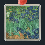 Vincent van Gogh | Irises, 1889 Metalen Ornament<br><div class="desc">Irises,  1889 | door Vincent van Gogh | Art Location: J. Paul Getty Museum,  Los Angeles,  Verenigde Staten | Nederlandse kunstenaar | Collectie Afbeelding nummer: BAL40070</div>