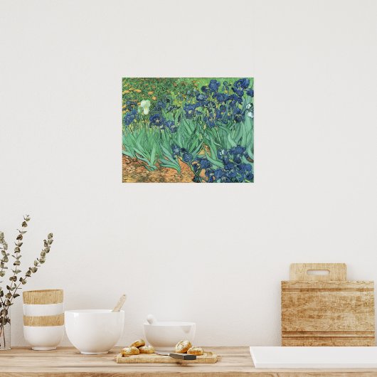 Vincent van Gogh | Irises, 1889 Poster (Keuken)