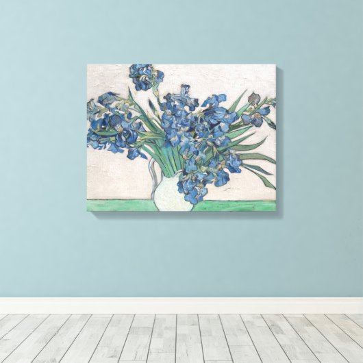 Vincent Van Gogh | Irises, 1890 Canvas Afdruk (Insitu (Houten vloer))