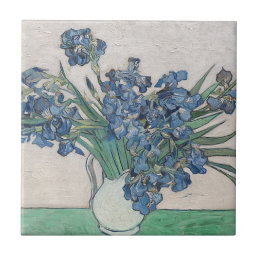 Vincent Van Gogh | Irises, 1890 Tegeltje (Voorkant)