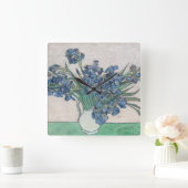 Vincent Van Gogh | Irises, 1890 Vierkante Klok (Huis)