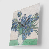 Vincent Van Gogh | Irises, 1890 Vierkante Klok (Hoek)