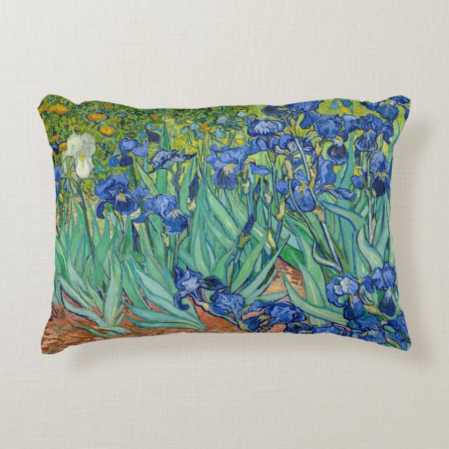 Vincent Van Gogh - Irises Accent Kussen (Voorkant)